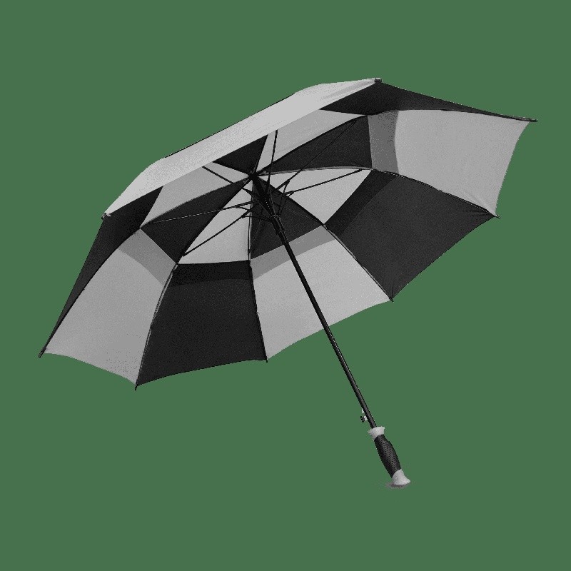 Double Canopy Golf Umbrella Windproof Auto Open Water Resistant Ergonomic Handle