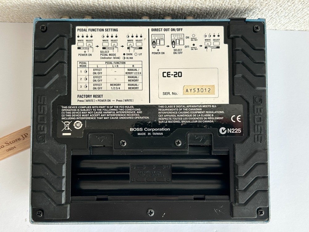 BOSS CE-20 Chorus Ensemble Processor Guitar Effects Pedal Tested Working From JP