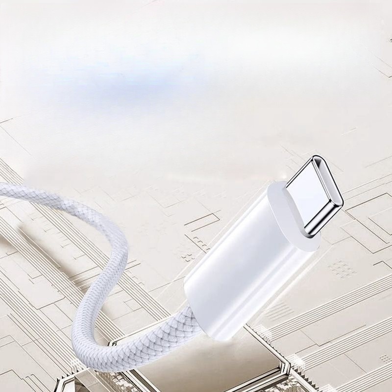 White Type-C / USB-C Fast Charging & Sync Cable