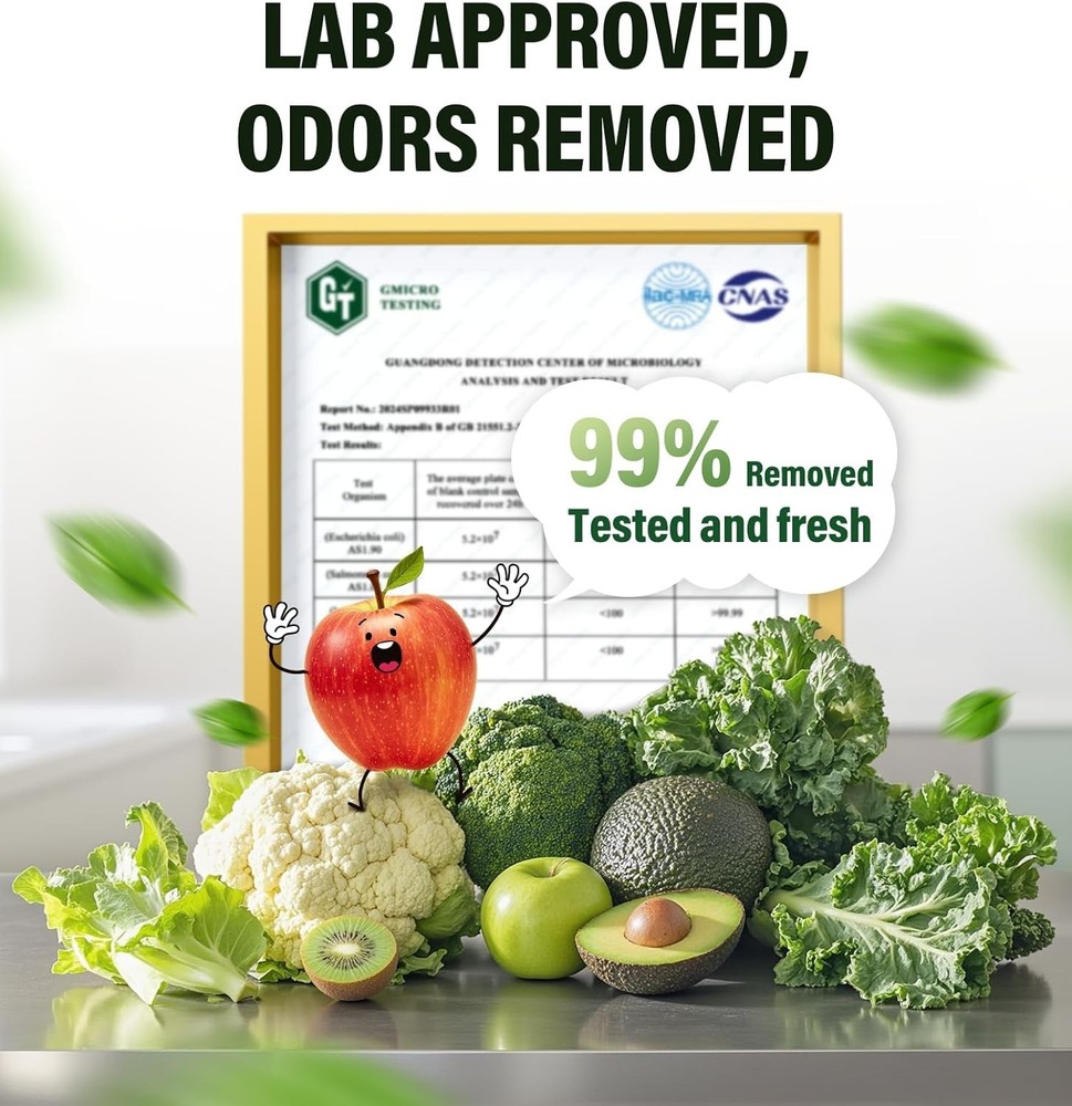 Fridge Deodorizer Odor Eliminator No Fragrance 10 Effectiveness