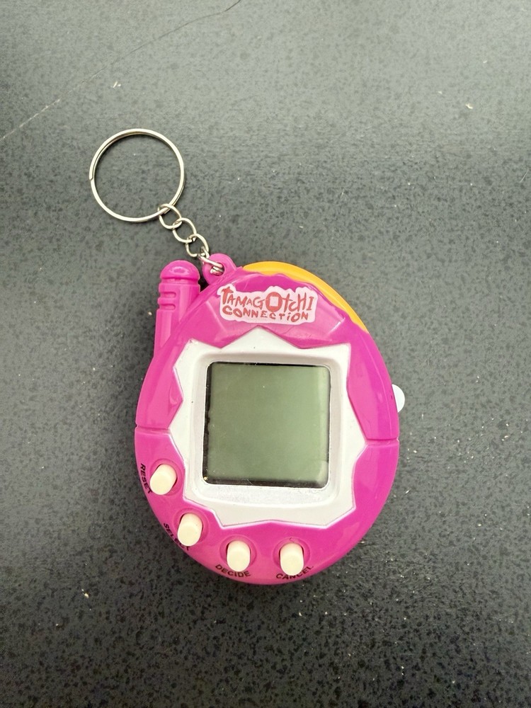 Tamagotchi VTG Connection Pink/Orange 4 Button W/Manual