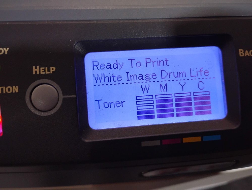 OKI C711WT Digital White Toner Transfer Printer T Shirt