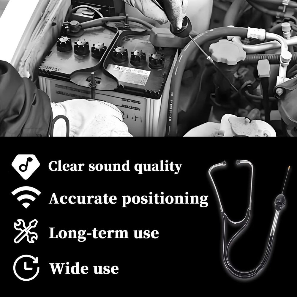 Automotive Mechanic Stethoscope for Engine Diagnostics - Universal Tool