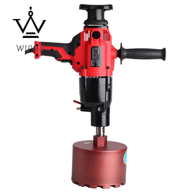 220V Electric Water Drill Machine Engineering Torque Drilling Machine Hand Drill
