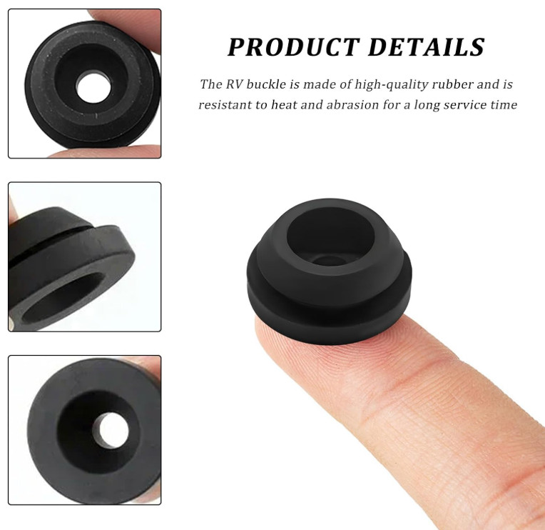 8 PCS RV Stove Top Grommets, RV Stove Top Range Grate Grommet Kits, Round RV ...