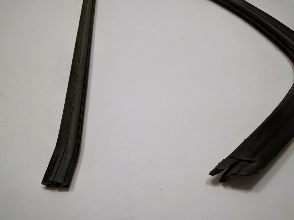 Genuine BMW E32 Window rubber. Driver. Rear 51348111205