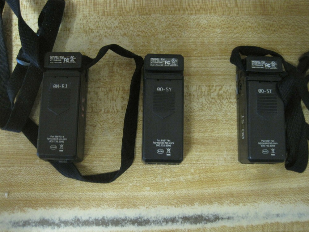 UNTESTED...Lot of 3... LightSpeed FlexMike Microphones...UNTESTED