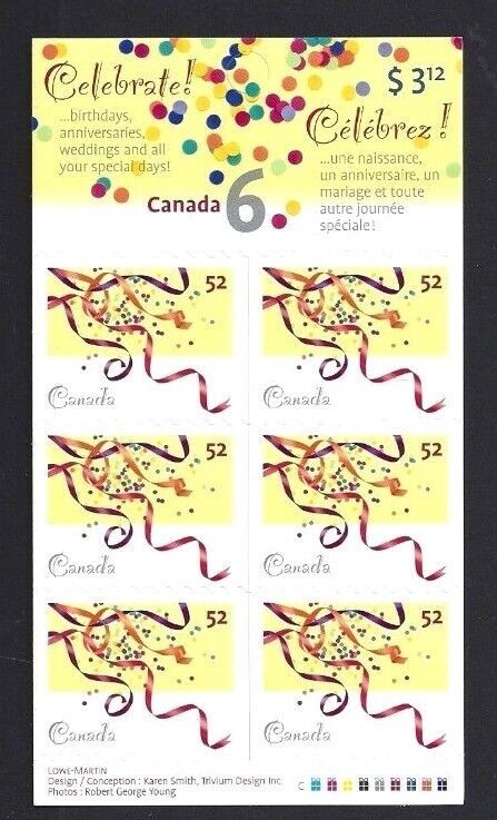 Canada - BK346 - Celebration - Scott 2203 - 2007