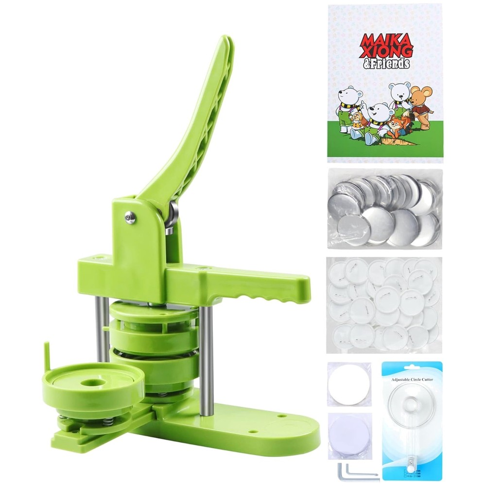 Premier 75mm Button Maker Machine with Circle Cutter - Unleash Creativity