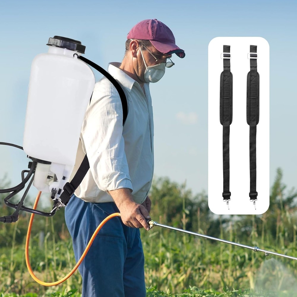 Backpack Sprayer Replacement Padded Shoulder Straps Adjustable Universal Fit for