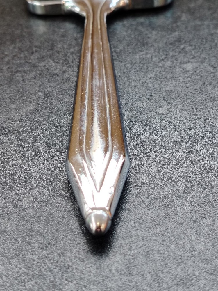 Vintage Silverone Hand Held Vanity Mirror