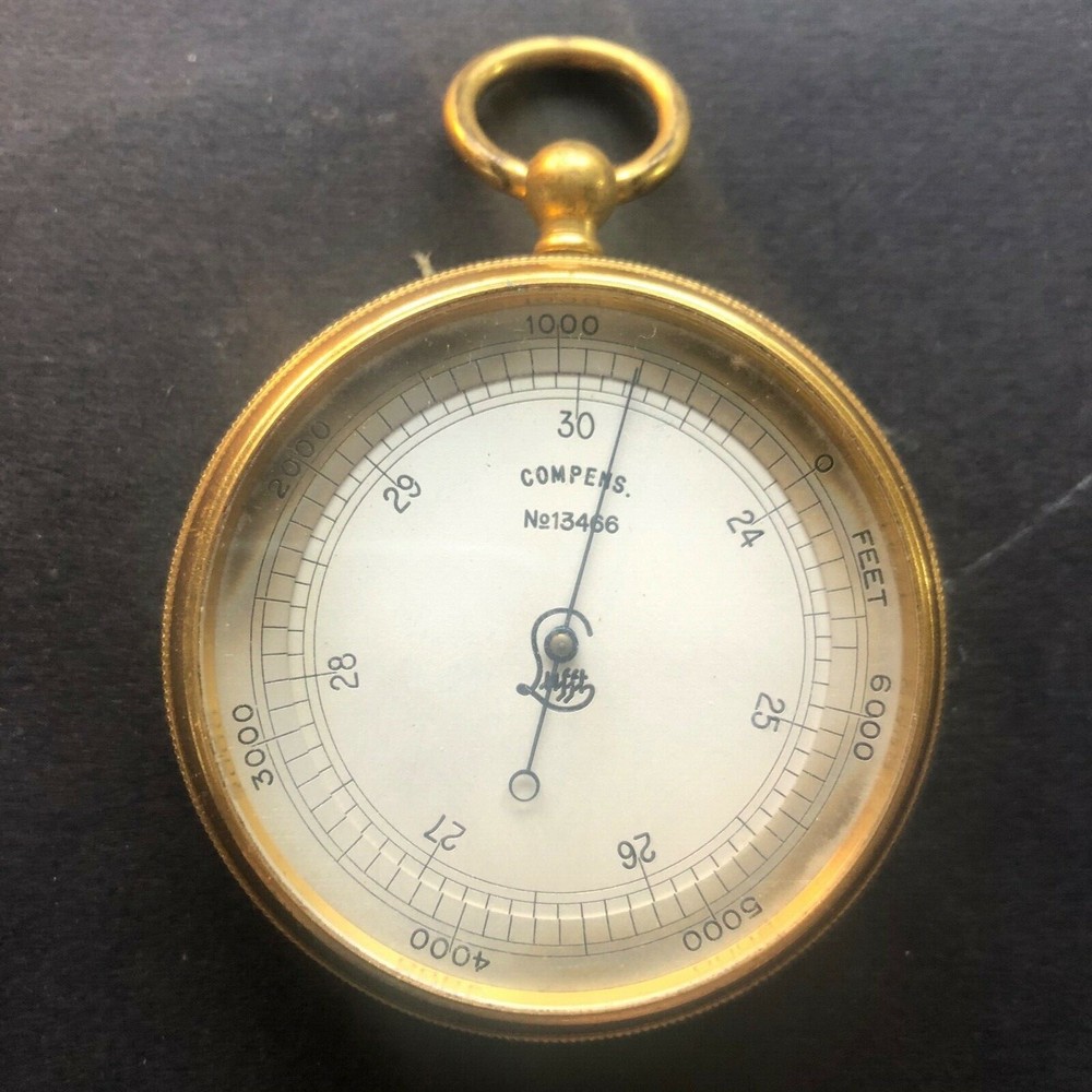 pocket barometer by lufft, c1910/20