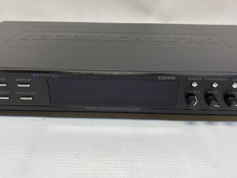 Technical Pro EQ5400 Dual 10-Band Equalizer