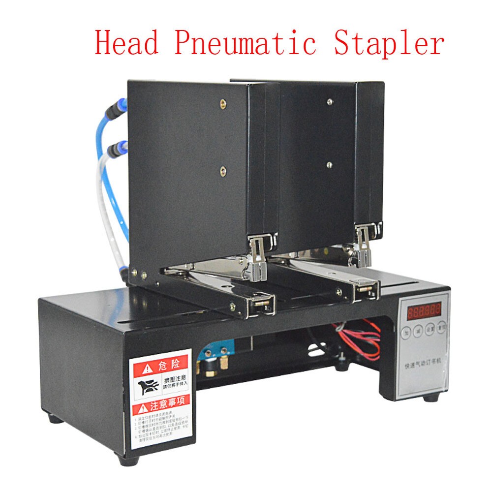 Double-head automatic stapler Pneumatic Stapler Paper Binder Binding machine