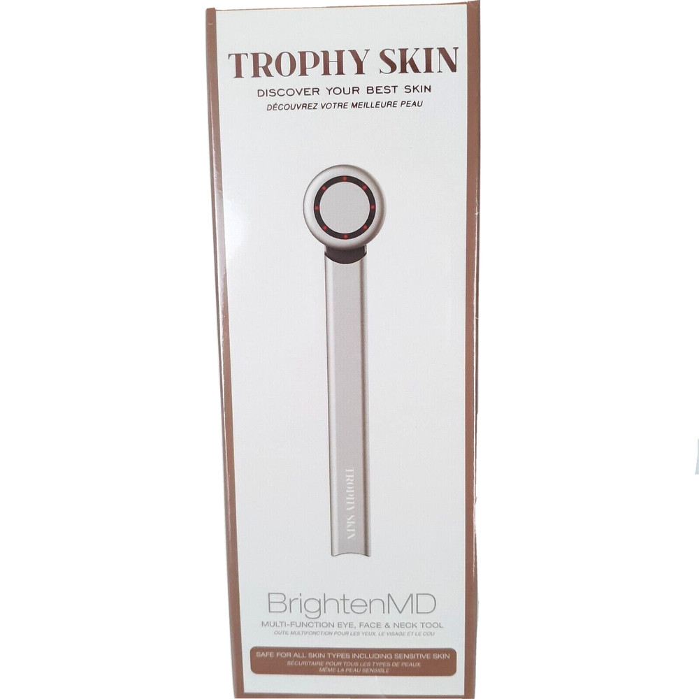 Trophy Skin Brighten MD Multi Function Device for Face and Neck New in Box