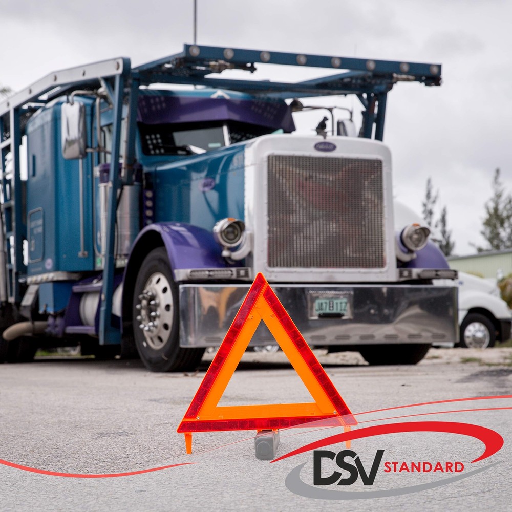 Warning Triangles, Safety Triangles DOT Approved & Carrying Case Included