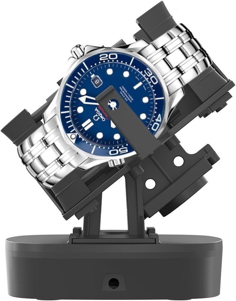 Watch Winder for Automatic Watches Timer Shutdown Support Single Double Rotat...