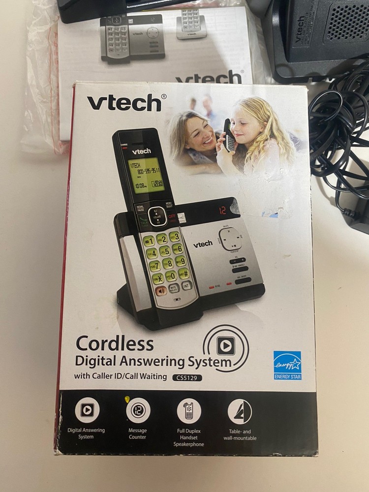 VTECH Cordless Digital Answering System Phone CS5129 NOB