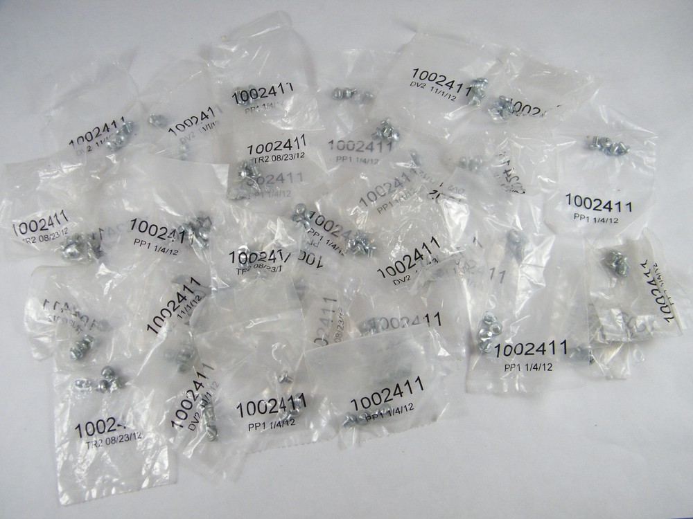(37) SCREW SETS PART # 1002411  4 SCREWS / BAG