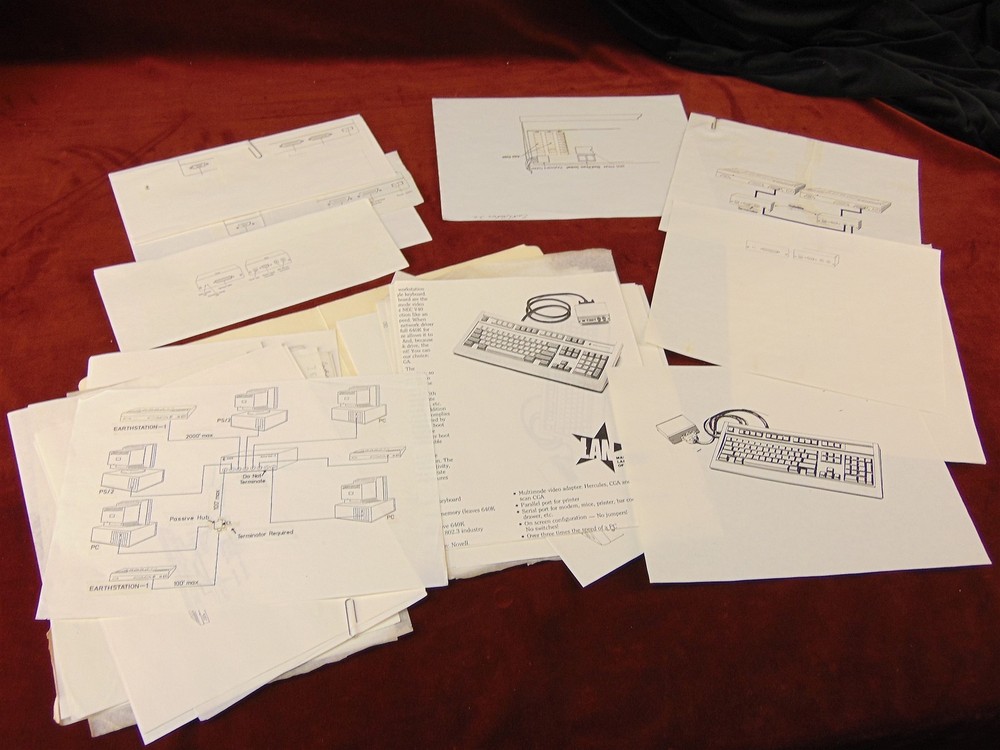 VINTAGE COMPUTER EARTH STATION I & IE DIAGRAMS Specs Technical Support PAPERS