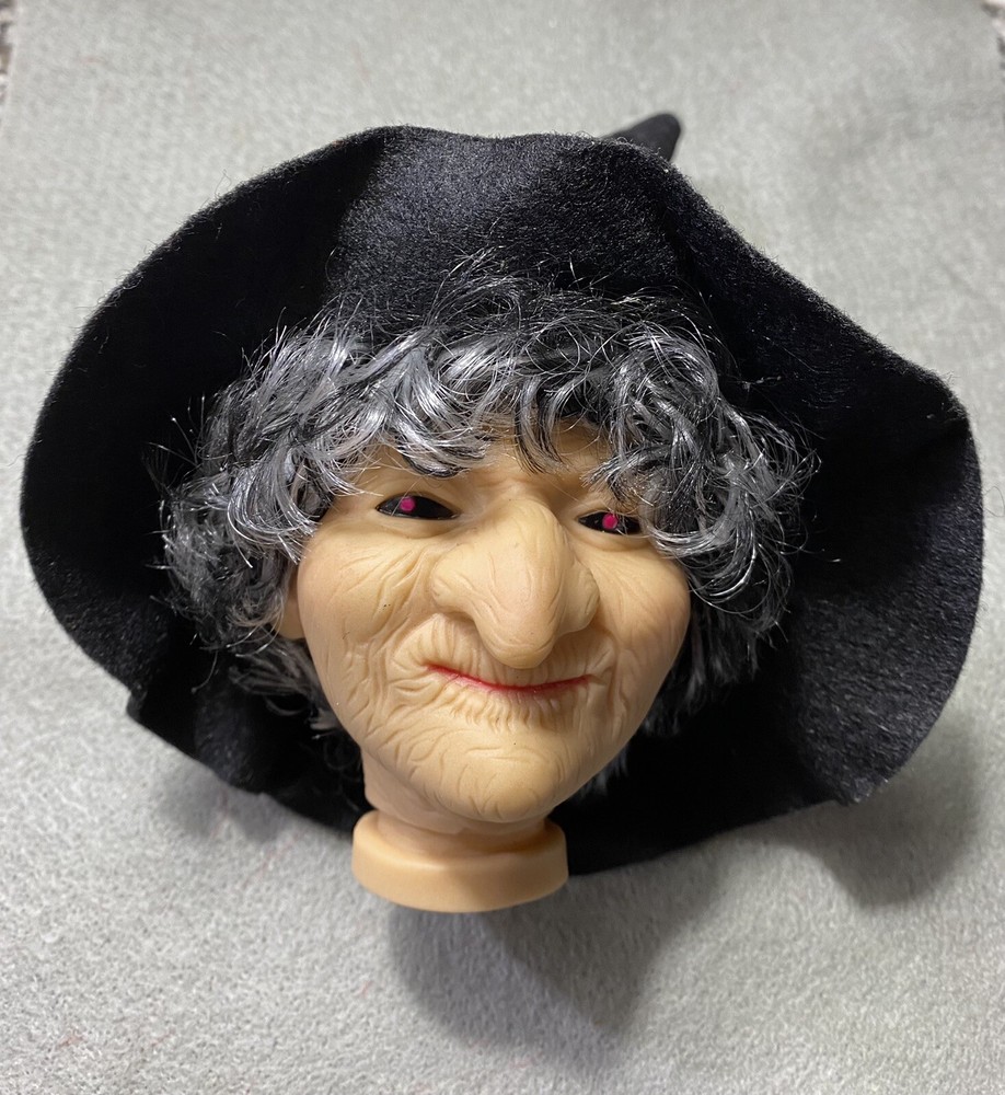 3" x 4" Vinyl Witch Head with Neck