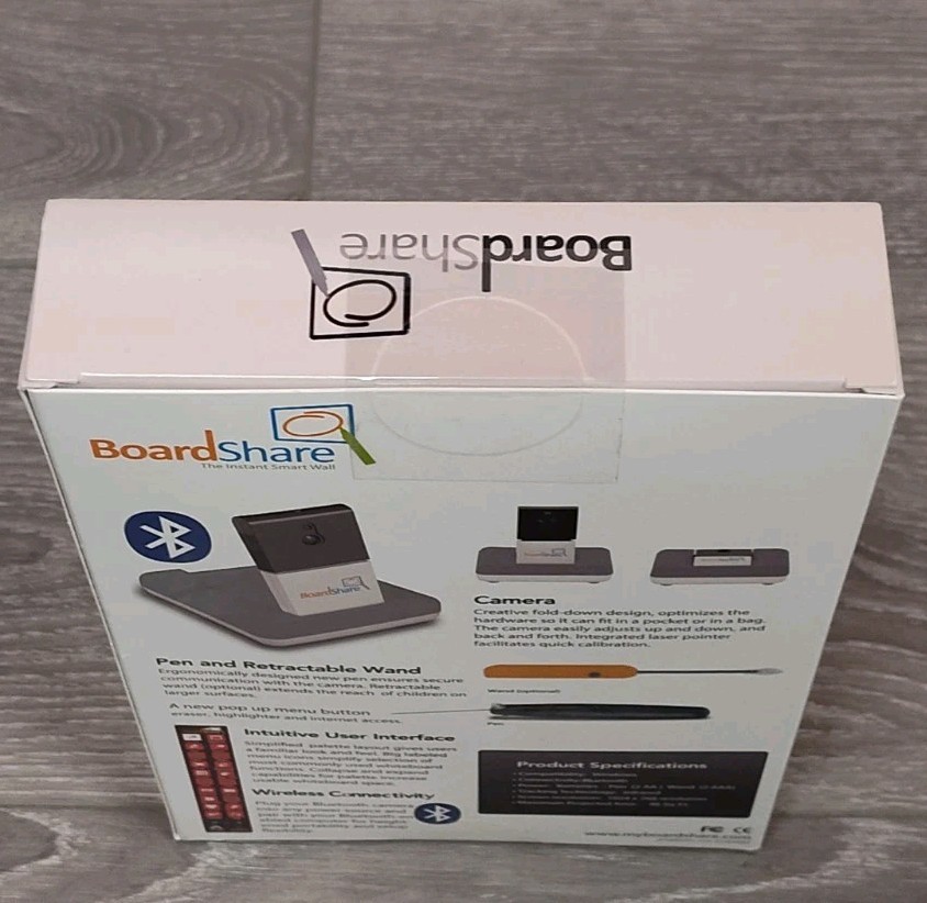 BoardShare Smart Bluetooth Interactive Whiteboard + Extra Pen Home/School/Office