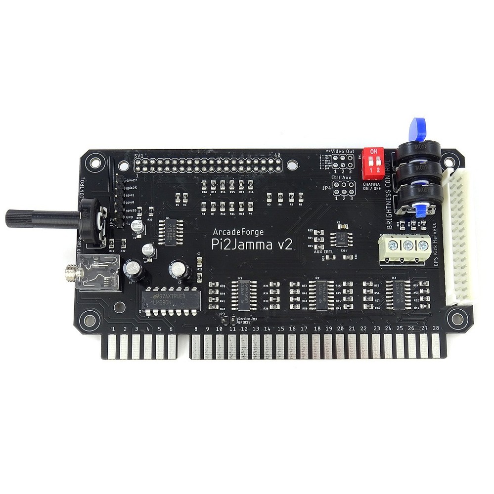 Pi2Jamma v2 Premium Adapter Raspberry Pi to JAMMA ArcadeForge Interface