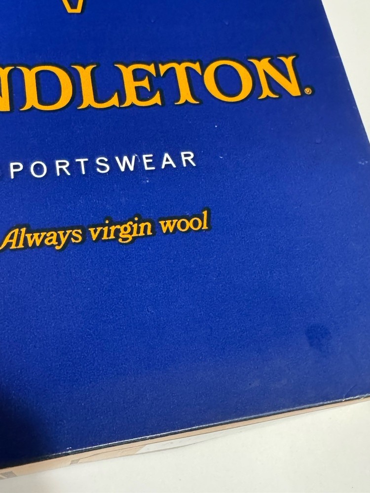 Vintage Empty Pendleton Clothing Box “Always Virgin Wool” 1967