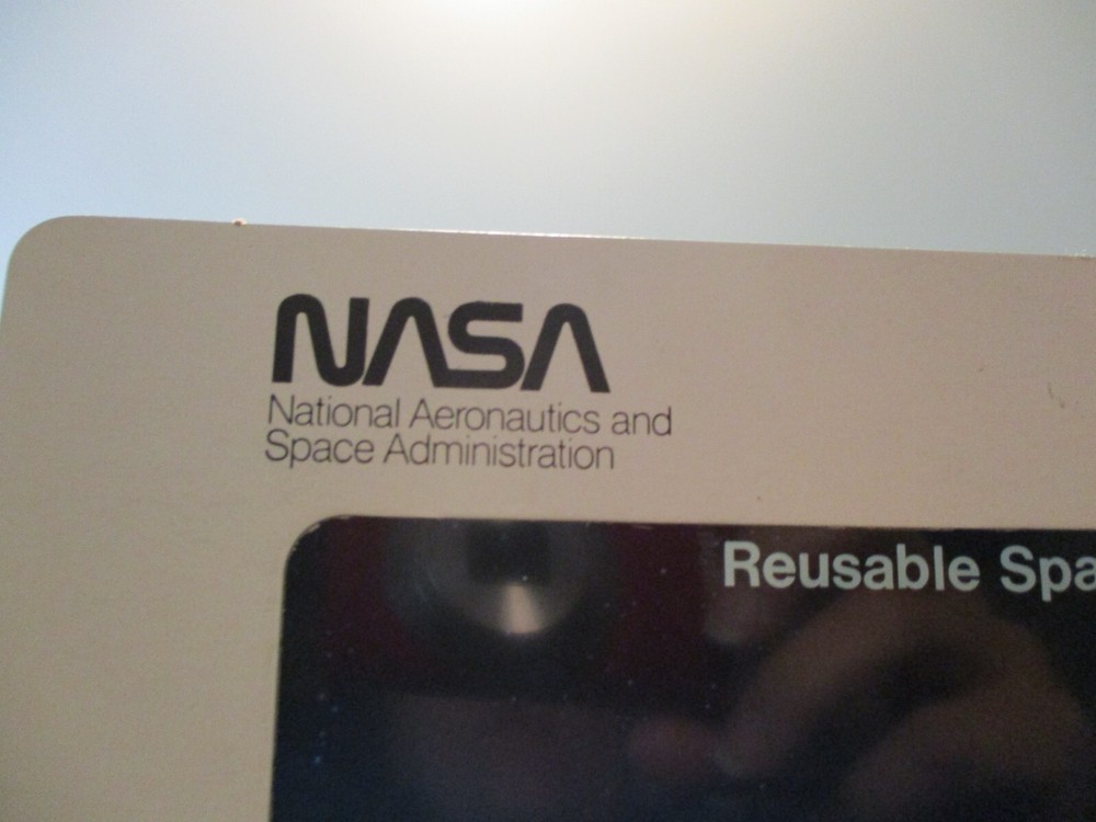 1986 NASA MSFC SHUTTLE REUSABLE SPACE TRANSPORTATION CARGO VEHICLE TRANSPARENCY