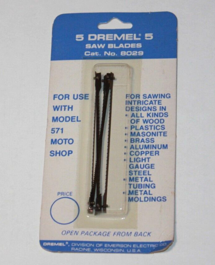 Dremel 8029 Replacement Saw Blades 5 Pack NIP