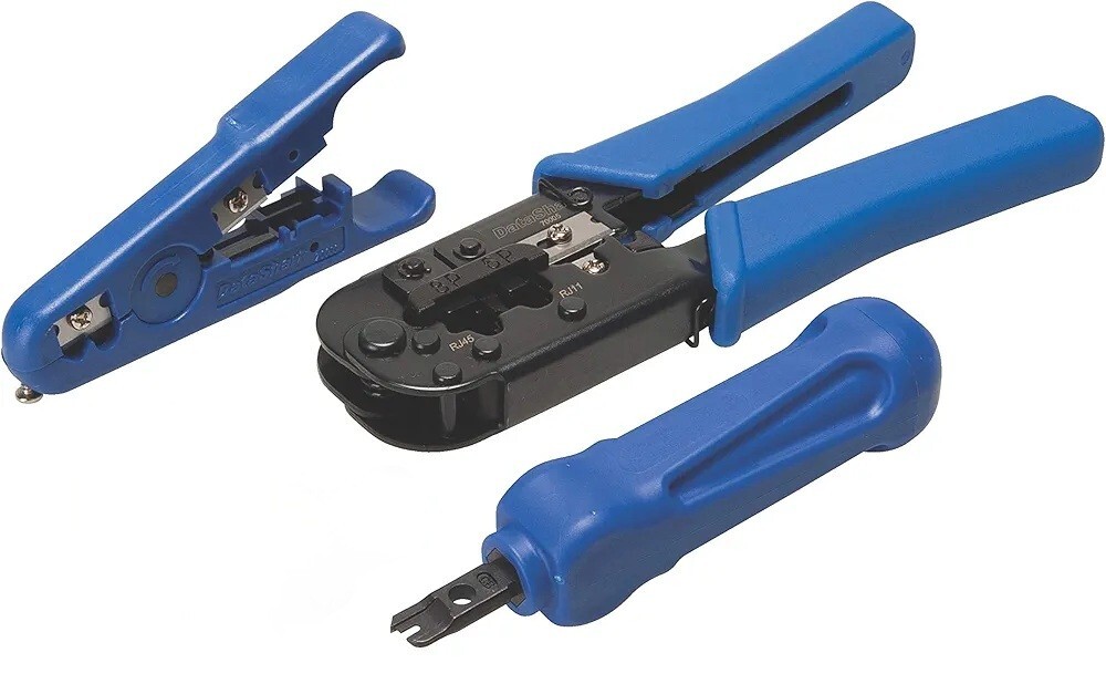 DataShark PA70016 Network Tool Bundle | Includes Cable Stripper, RJ45 Crimper