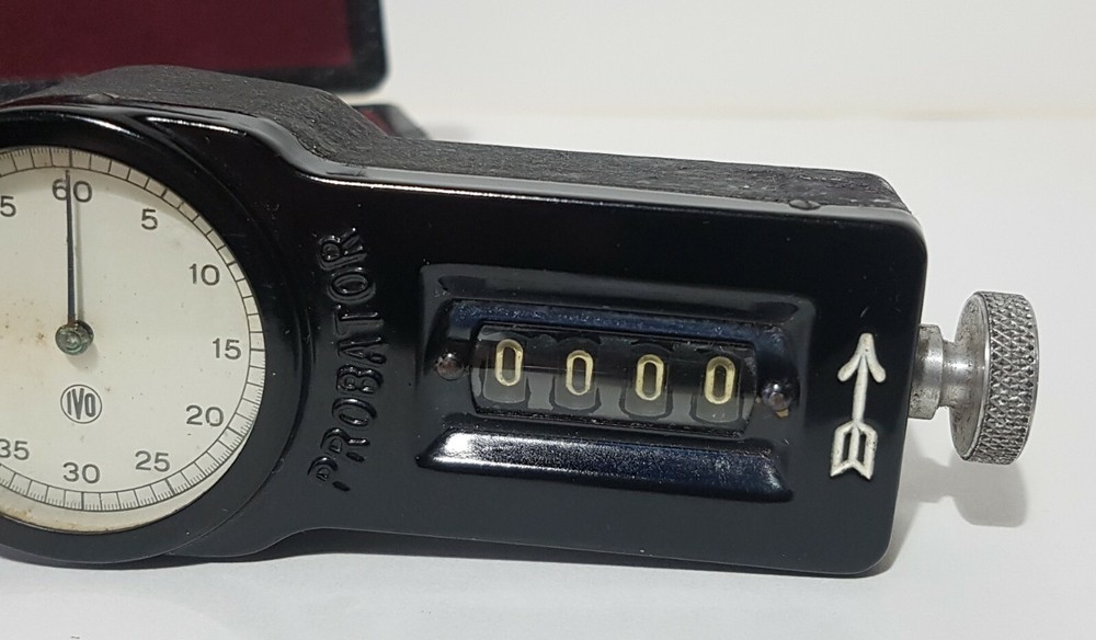 Vintage Probator Tachometer Tool - Cased