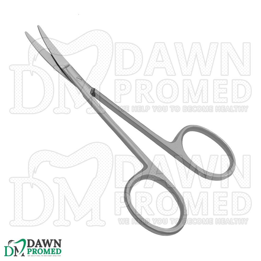 Iris Scissors 3.5″ Curved Round Pattern Dental Veterinary Surgical Instruments
