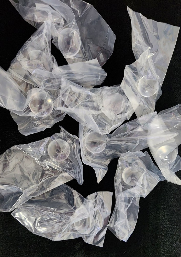 50pcs - 1/4" Diameter Clear Acrylic Solid Sphere Transparent Lab Craft Ball