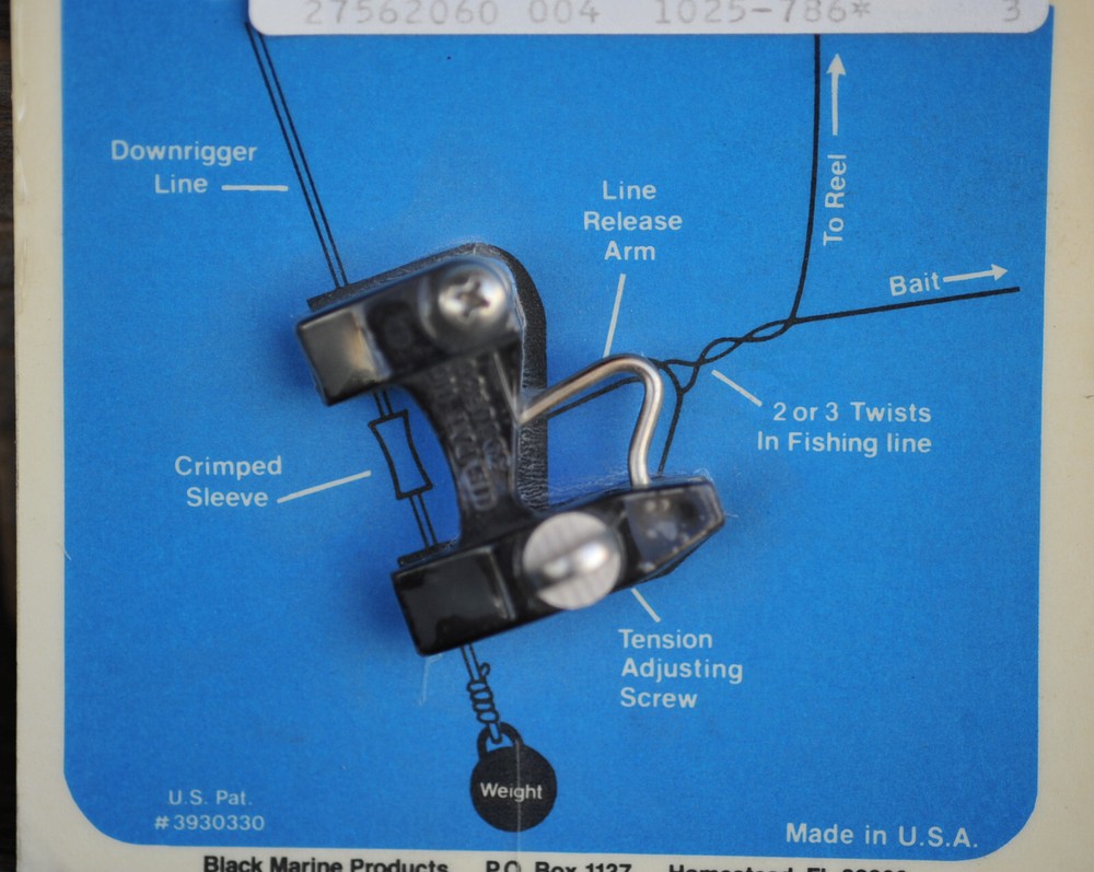Black's Downrigger or Kite Release Clip RC-99