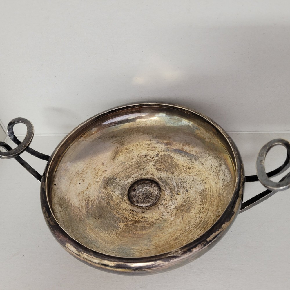 STERLING SILVER ILLAS LALAoUNIS 2 HANDLE DISH MODERNISTIC