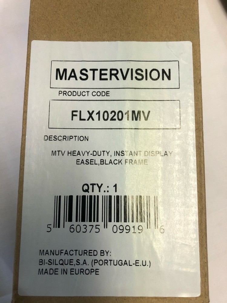 MasterVision FLX10201MV Instant Display Easel Heavy Duty