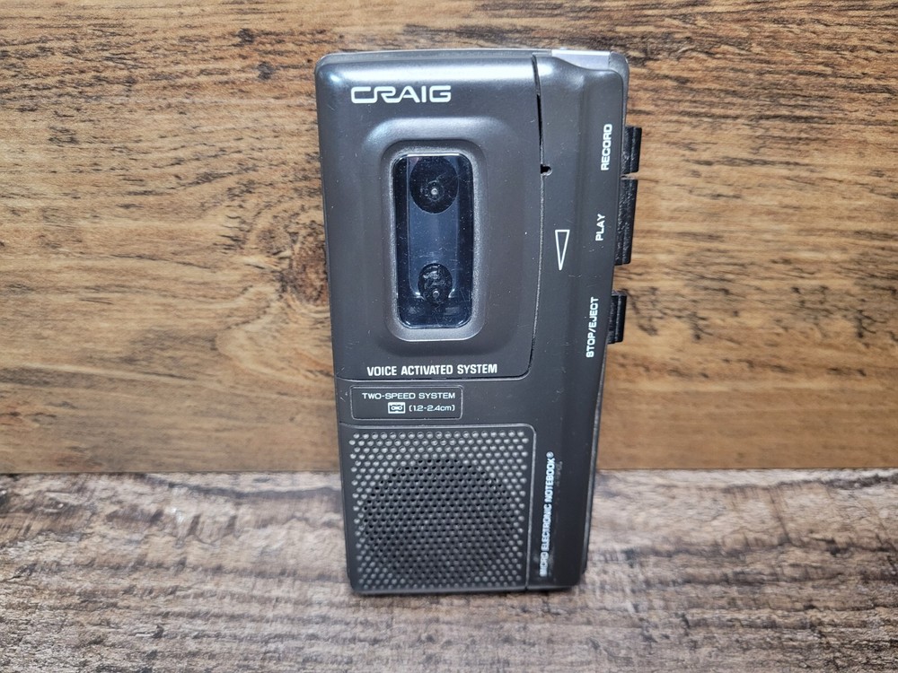 Craig Micro Electronic Notebook Recorder FP501 Tested & Runs Work Read Descr