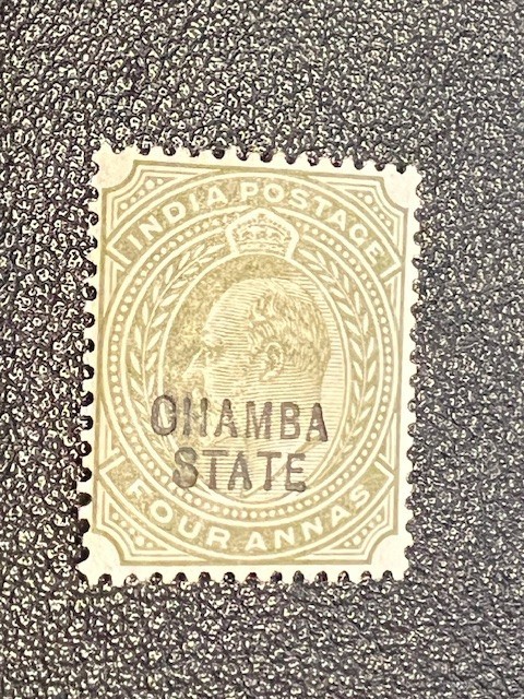 India/Chamba stamp 25 MH