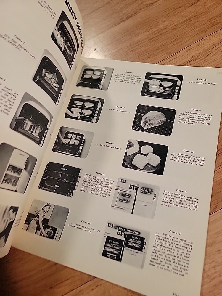 Universal Bantam Range Landers Frary Clark Sales Training Guide 1948