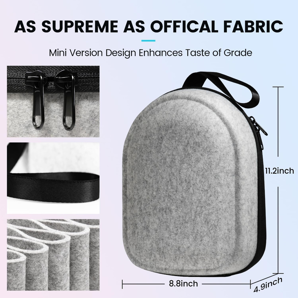 Carrying Case Compatible with Oculus Meta Quest 3S/Quest 3/Quest 2, Apple Vision