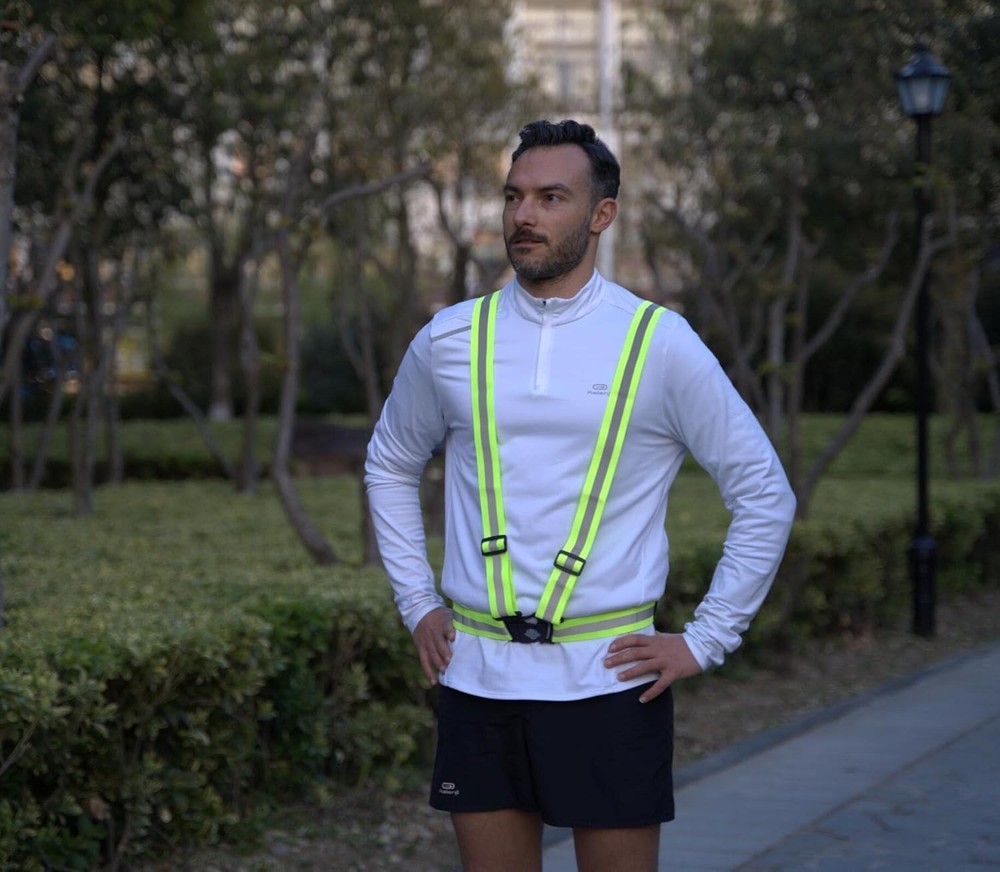 Adjustable 10-Pack Reflective Vests - Ideal for Construction, Cycling & Running