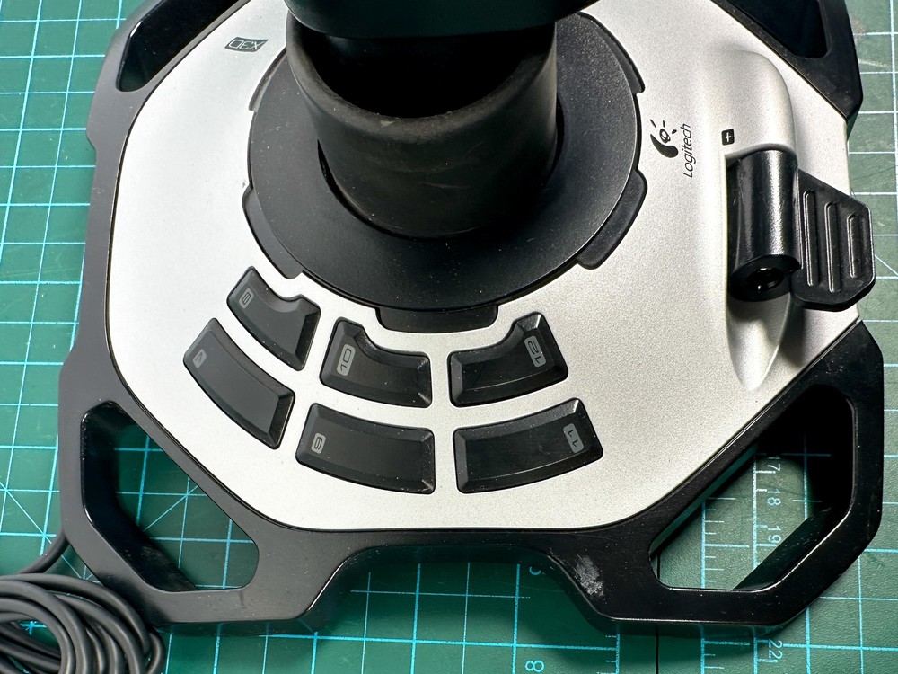 Logitech Extreme 3D Pro Gaming Flight Joystick USB Wired For PC TESTED WORKING