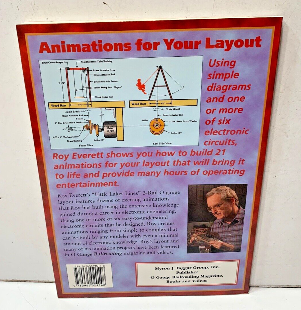 ANIMATIONS FOR YOUR LAYOUT BY ROY EVERETT, EXCELLENT FREE SHIPPING