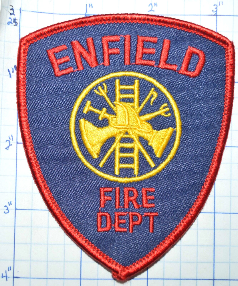 CONNECTICUT, ENFIELD FIRE DEPT VINTAGE PATCH