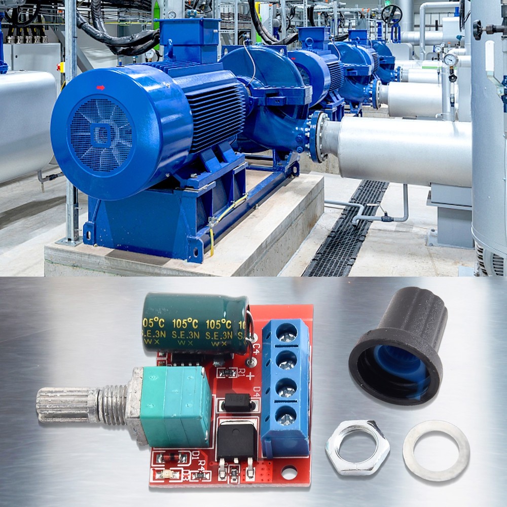 Advanced Speed Control Switch for DC Motor Compact Design Adjustable Output