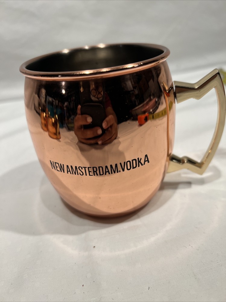 8 Old Dutch International 4oz Solid Brass Lined COPPERWARE EXPRESSO MUGS