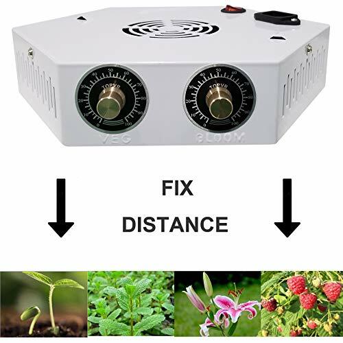 LED Grow Light Full Spectrum Lamp 1000W, Adjustable, led Silver Grey