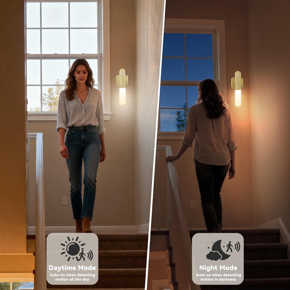 iThird Motion Sensor Light Indoor - Wireless Wall Light, lumi Light, Magnet Rech