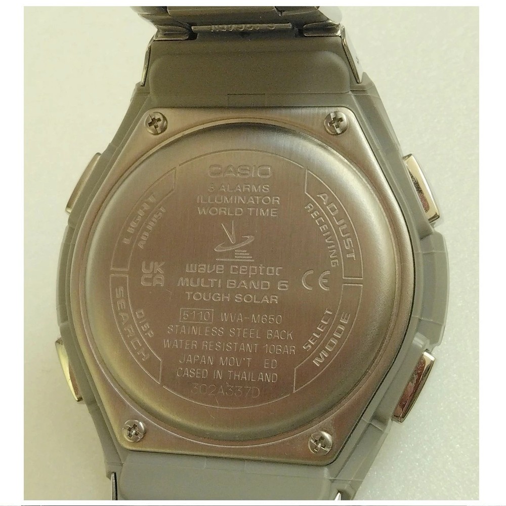 Used Fully Functional CASIO Casio Men s Watch Wave Ceptor Multi Band 6 Tough